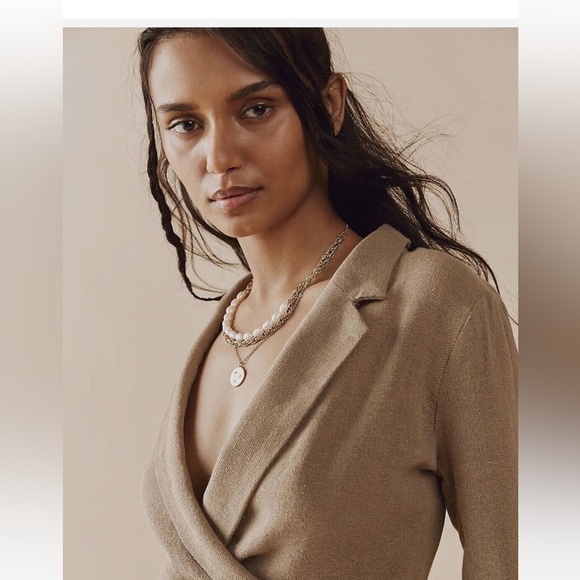 Free People Lead On Blazer Skort Romper - Picture 2 of 4